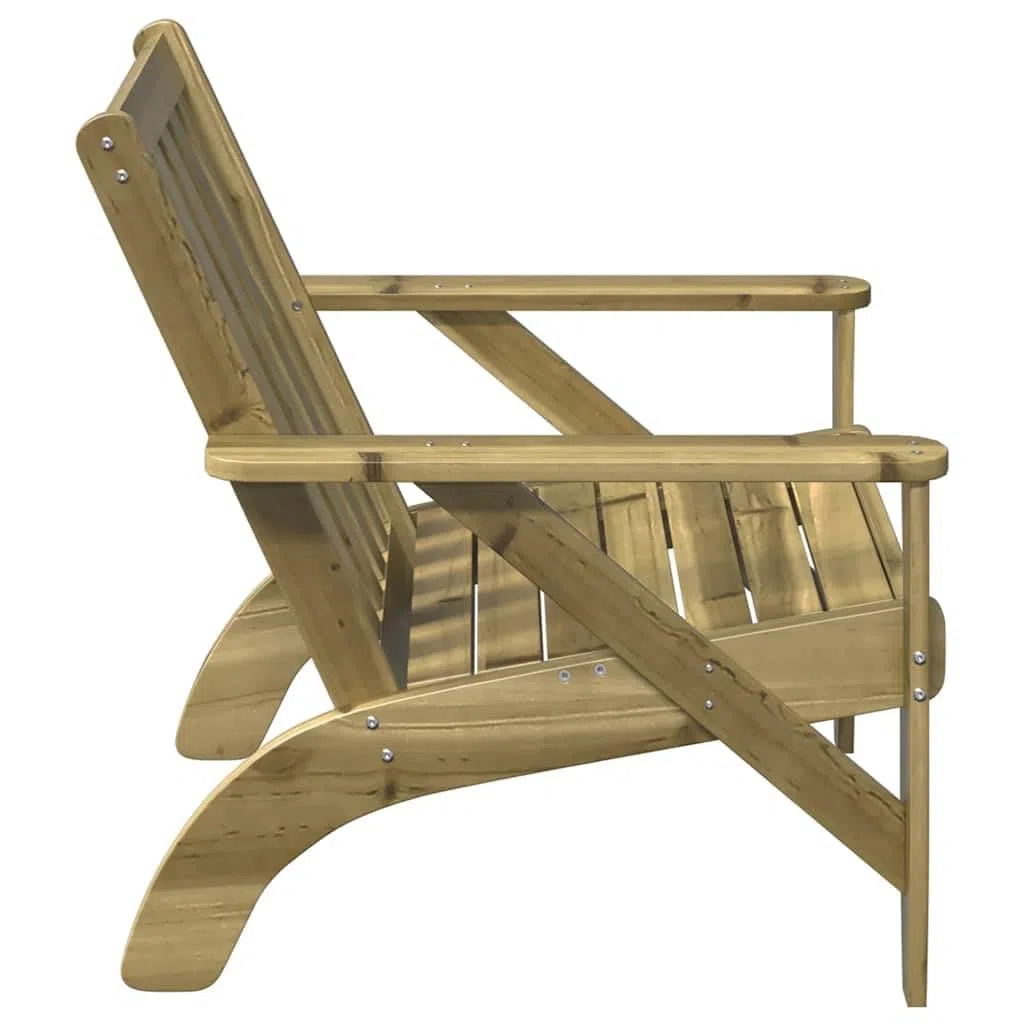 vidaXL Sillas Adirondack de jardín 2 Unidades 75x77x77 cm