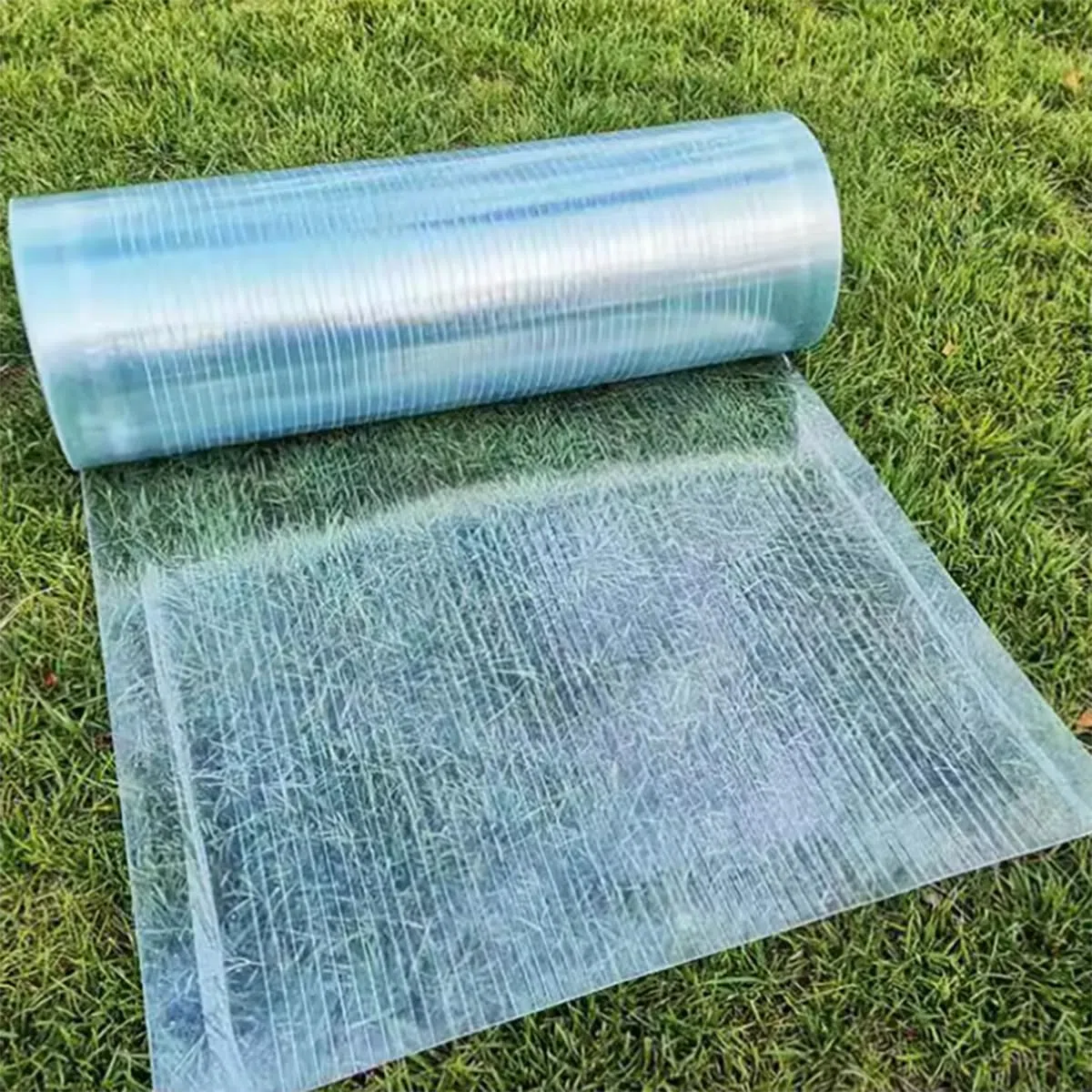 Placas De Policarbonato Paneles De Transparente De 0, 8 Mm para Invernaderos Lámina Sólida Resistente A Los Rayos UV Jardines Lámina para Techo Garaje(Size:0.5 * 4m,Color:0.8mm)