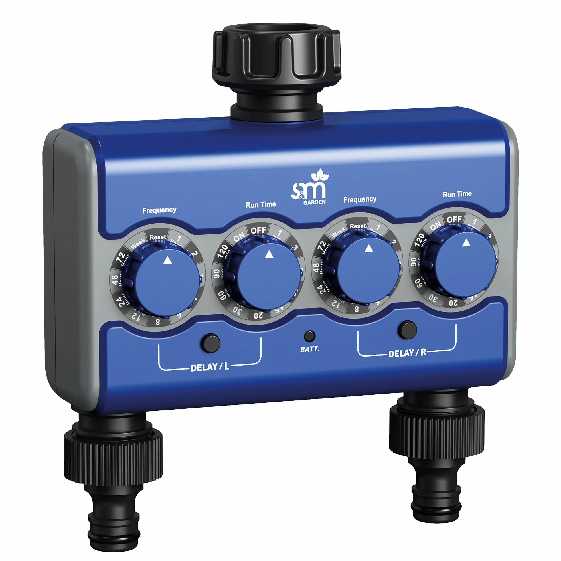 S&M 590016 - Programador de Grifo de 2 Salidas para riego automático H-M 3/4"