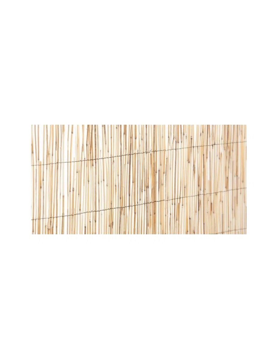 Jardin202 - Cerramiento Natural Bambú Fino de ocultación | Caña de Bambú para cerramiento de Jardín | Rollo: 2 x 5 Metros -
