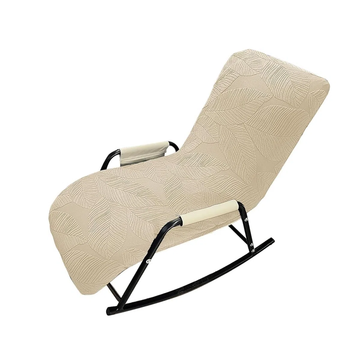 Funda para Mecedora de Exterior con Respaldo Alto Funda Sólida para Cojín de Tumbona para Muebles de Exterior Patio y Silla Funda Cubre Sillón