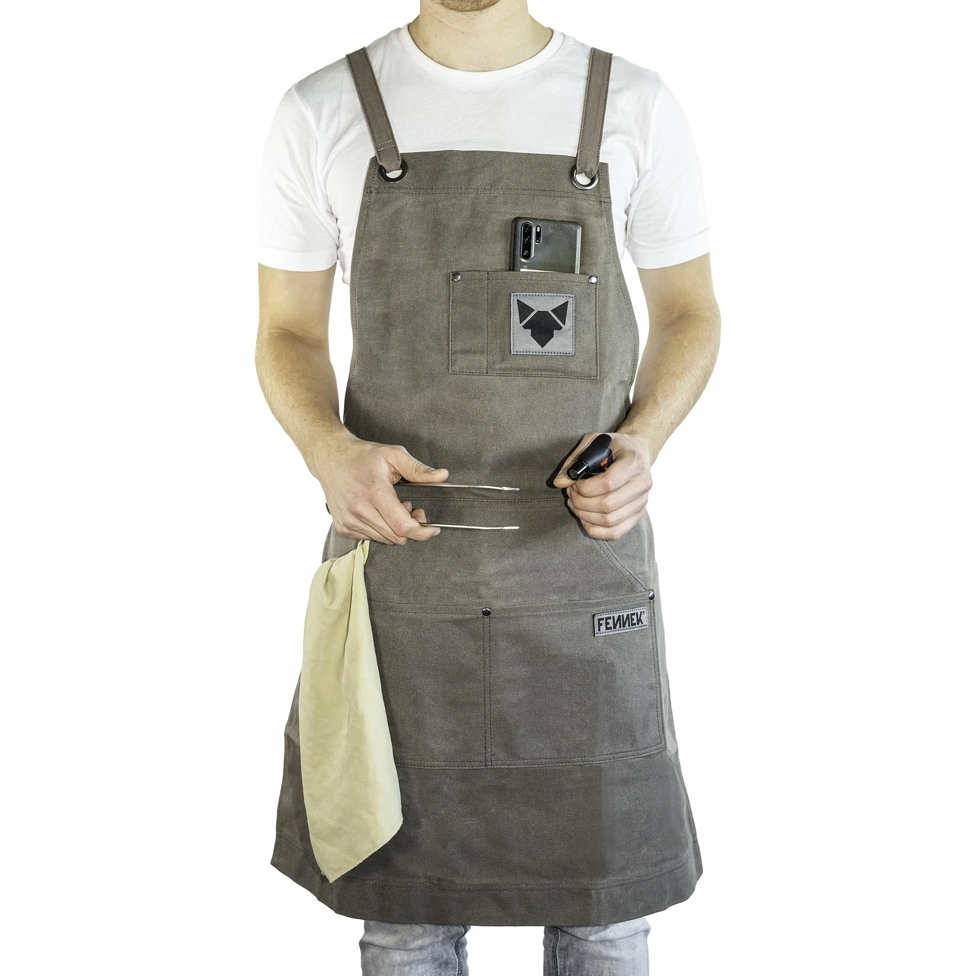 FENNEK Delantal para barbacoa