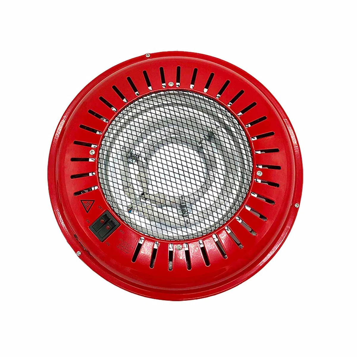 RAYDAN Home Brasero Eléctrico, Rojo, 800W, One Size