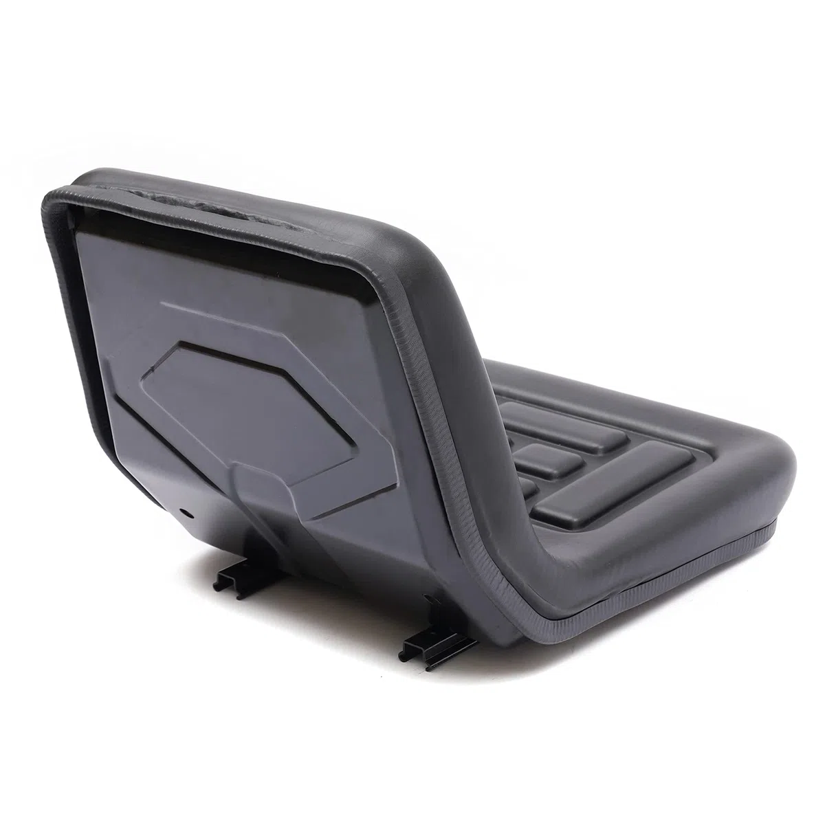 Asientos de tractor cuero PU grueso, asiento tractor cortacésped Con un orificio de escape, Asiento de tractor universal Equipado con rieles deslizantes Asiento de tractor impermeable placa de hierro