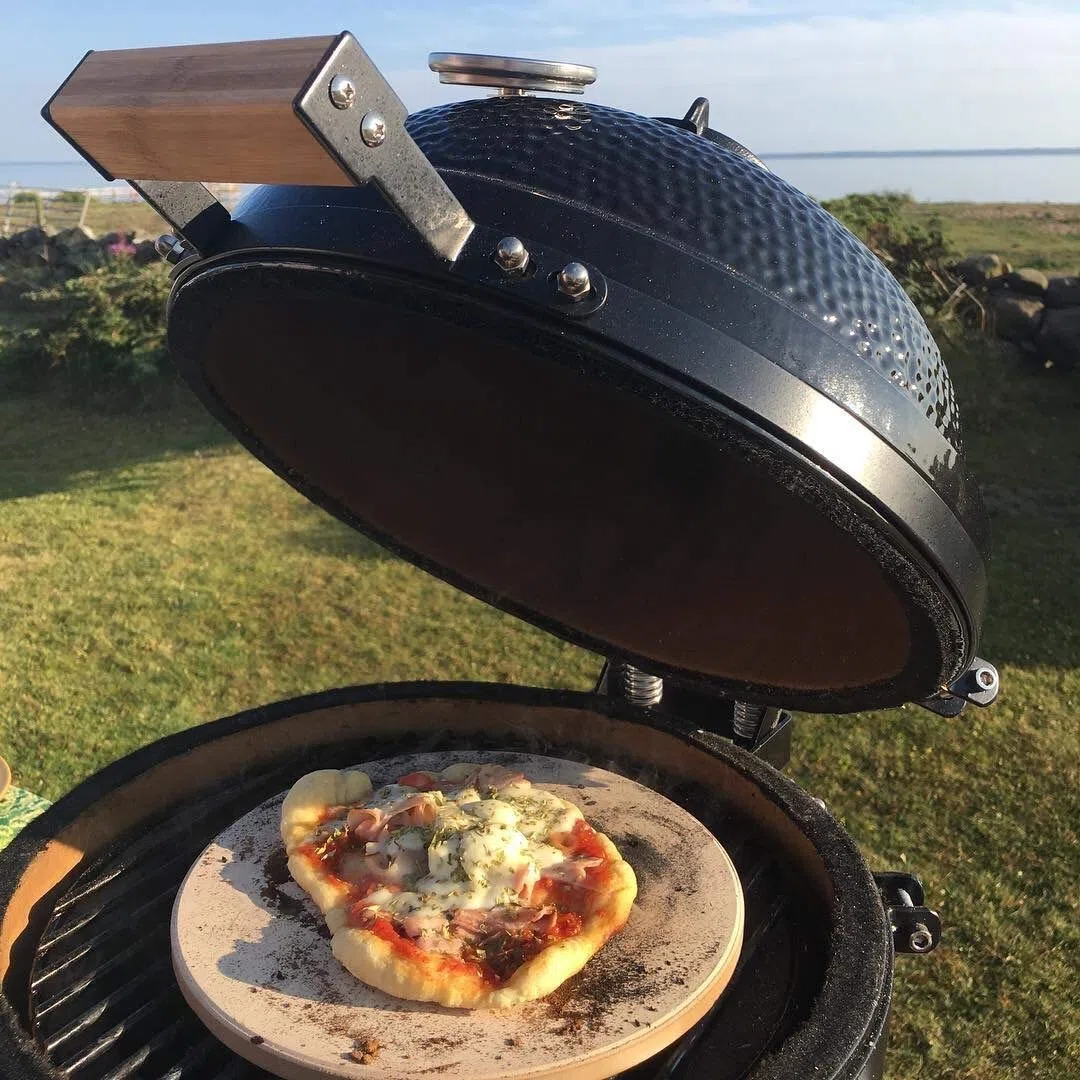 YNNI KAMADO TQAPP23 TQAPP23 - Deflector de calor para pizza de alta temperatura, extragrueso, 23 cm, TQAPP23