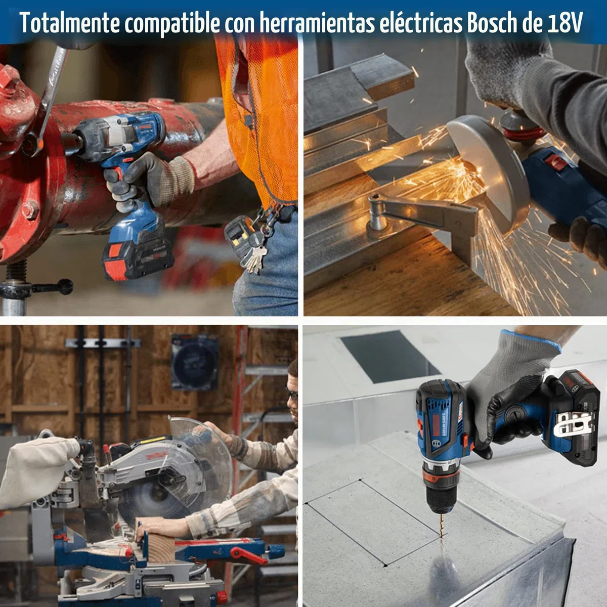 Batería de repuesto para batería Bosch de 18V BAT609 BAT622 BAT609G BAT618G BAT619 BAT619G BAT610G BAT618 para todas las herramientas eléctricas de batería de litio de 18 V