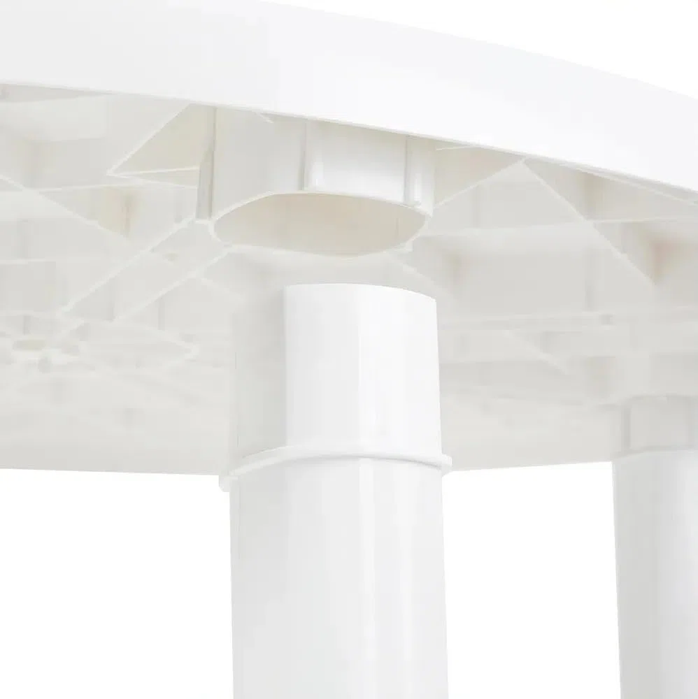 Mesa de Jardín Oval Resol, Blanco | 130x90cm