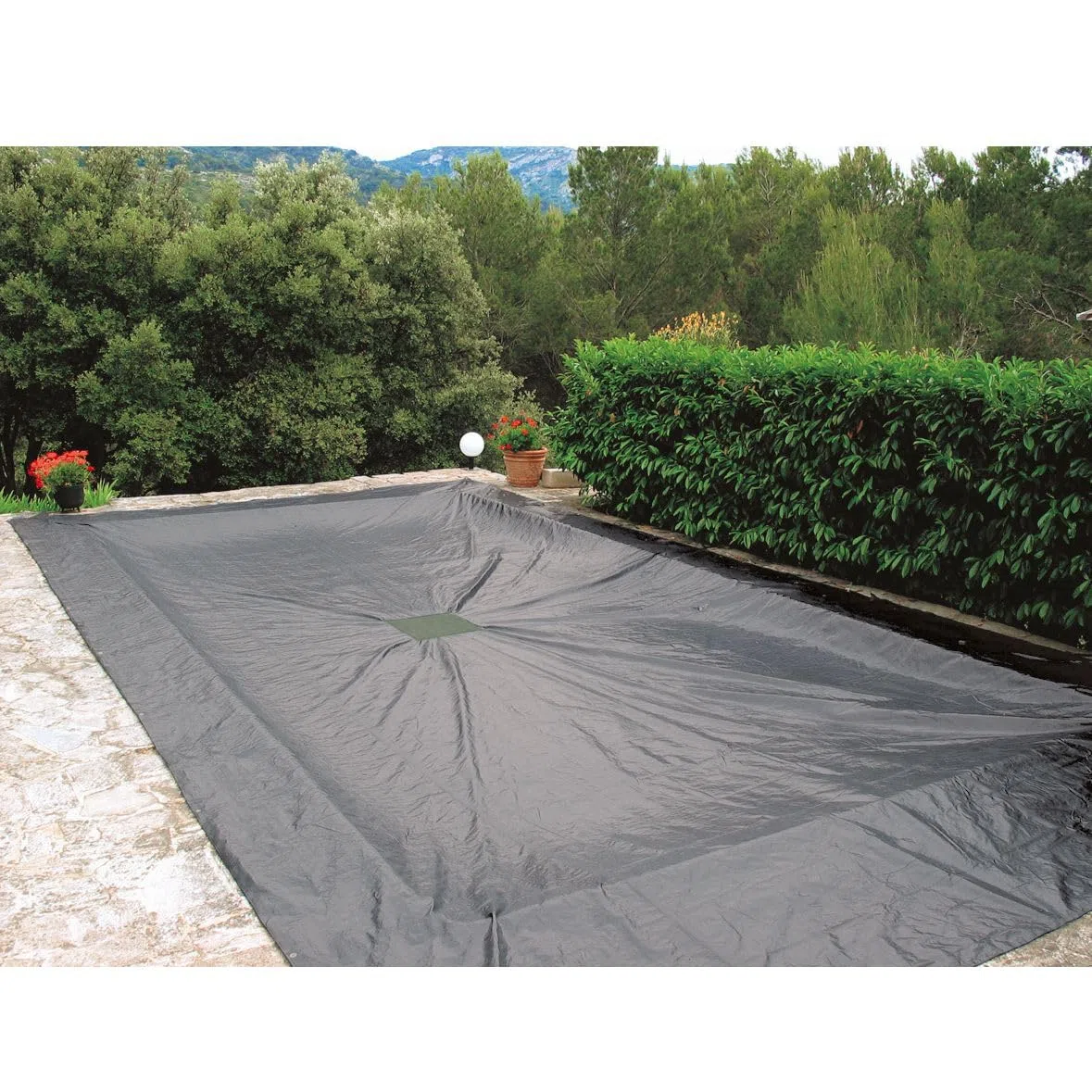 WERKA PRO Cubierta Protectora 140g/m2 para Piscina Rectangular 5 x 9 m
