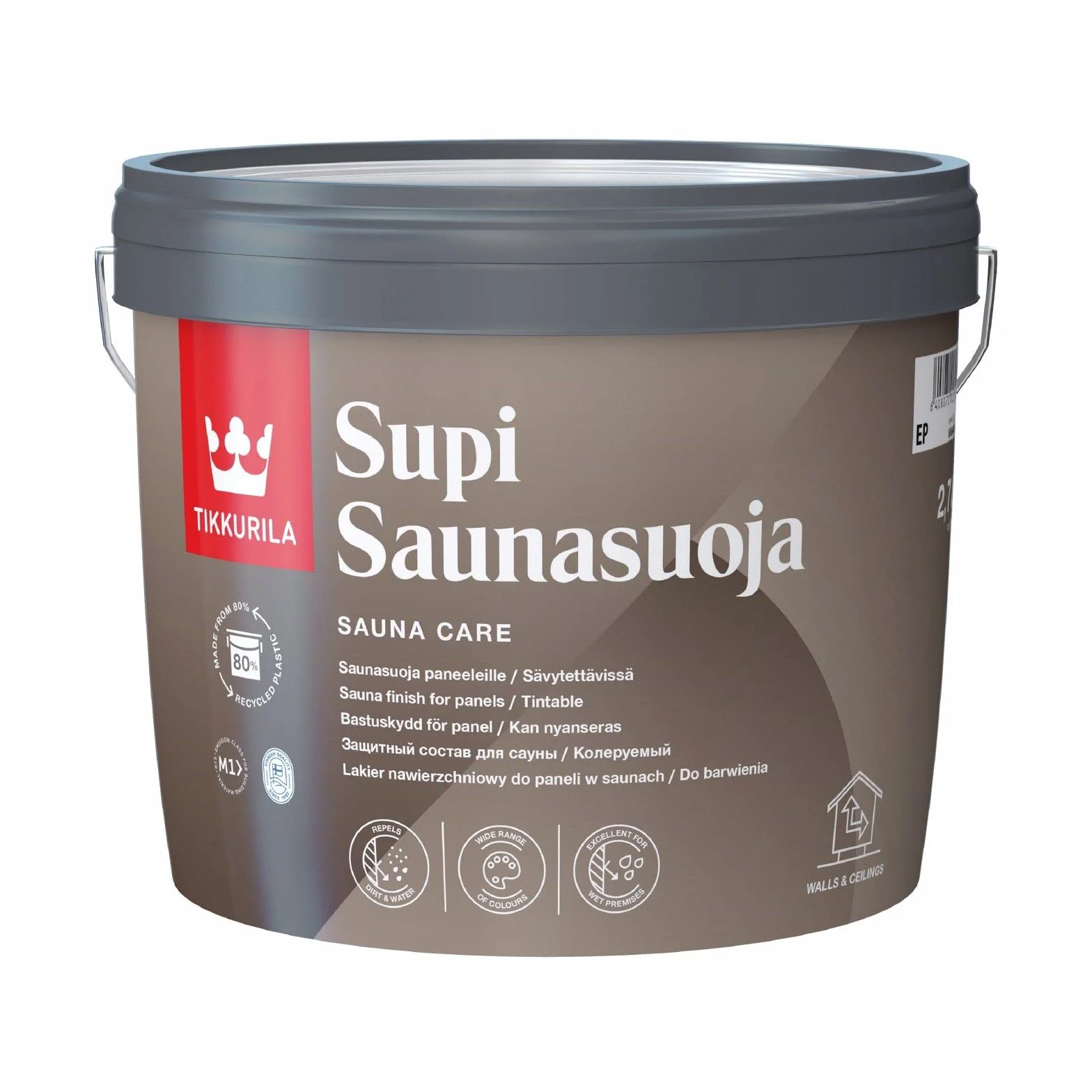 TIKKURILA tikku Rila SUPI Sauna uoja 2.7l para sauna Protección