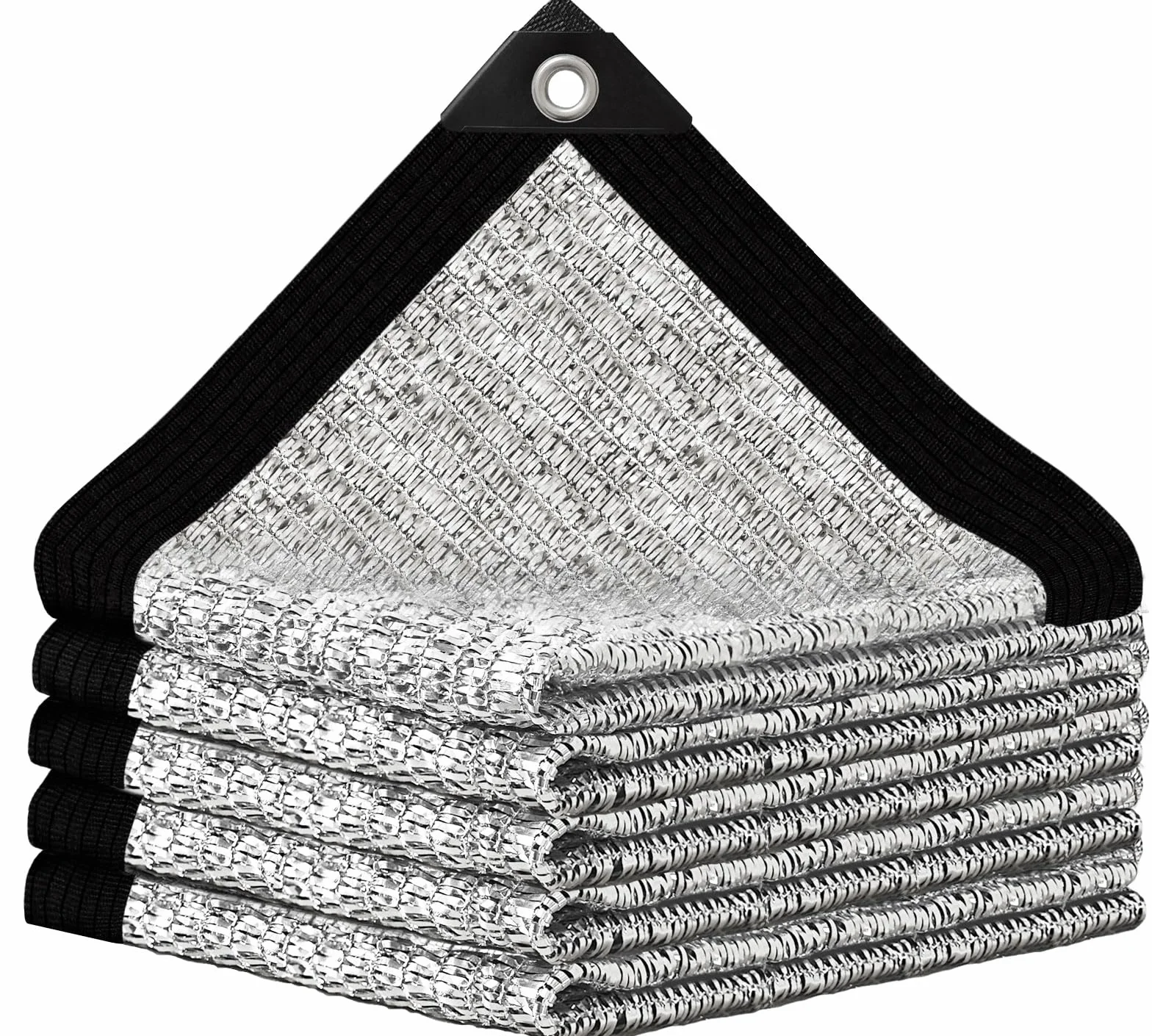 Red de sombra para coche, 3 x 4, red de sombreado para jardín, refrigeración transpirable, 80 % con ojales, fácil de colgar, para invernaderos, céspedes, gallineros y perreras