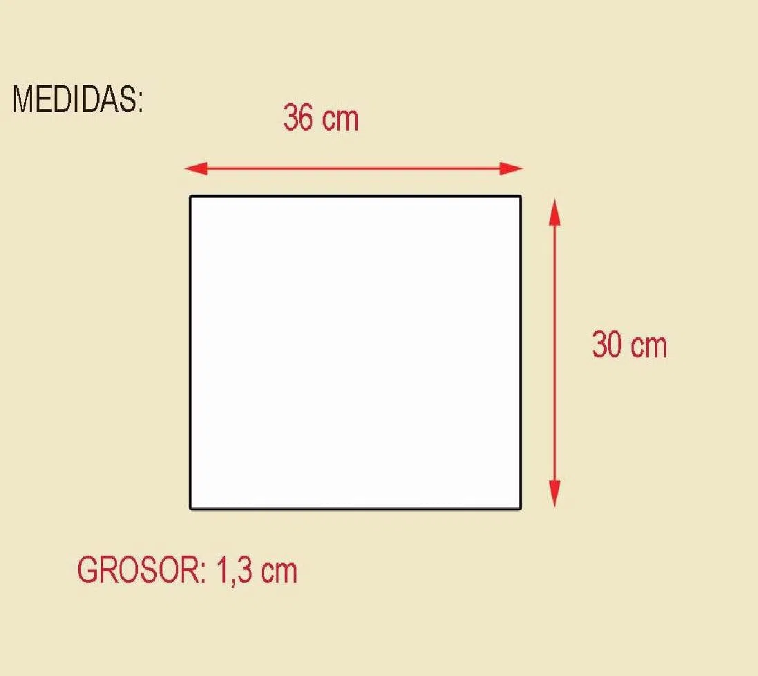 IMOR 008865 Plancha De Hierro Fundido 36X30X13