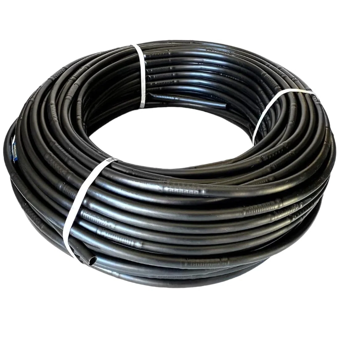 Tubería 16mm con goteros autocompensantes | Tubería de goteo cada 50cm [100 Metros] Riego por goteo | Tubería riego Negra