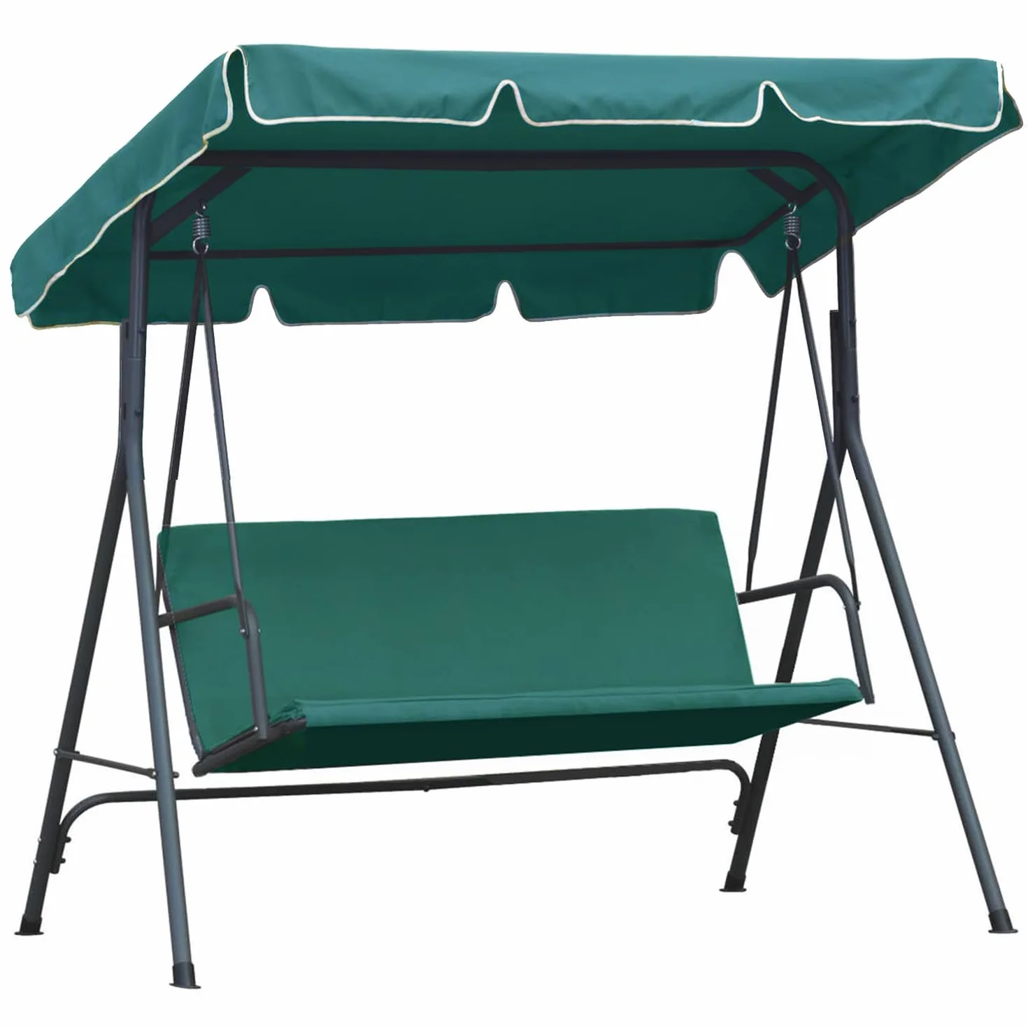 Universal Techo Solar para balancín tamaño 112 x 166 cm Toldo Fundas para balancines Toldo de Repuesto para Columpio de jardín Verde [101]