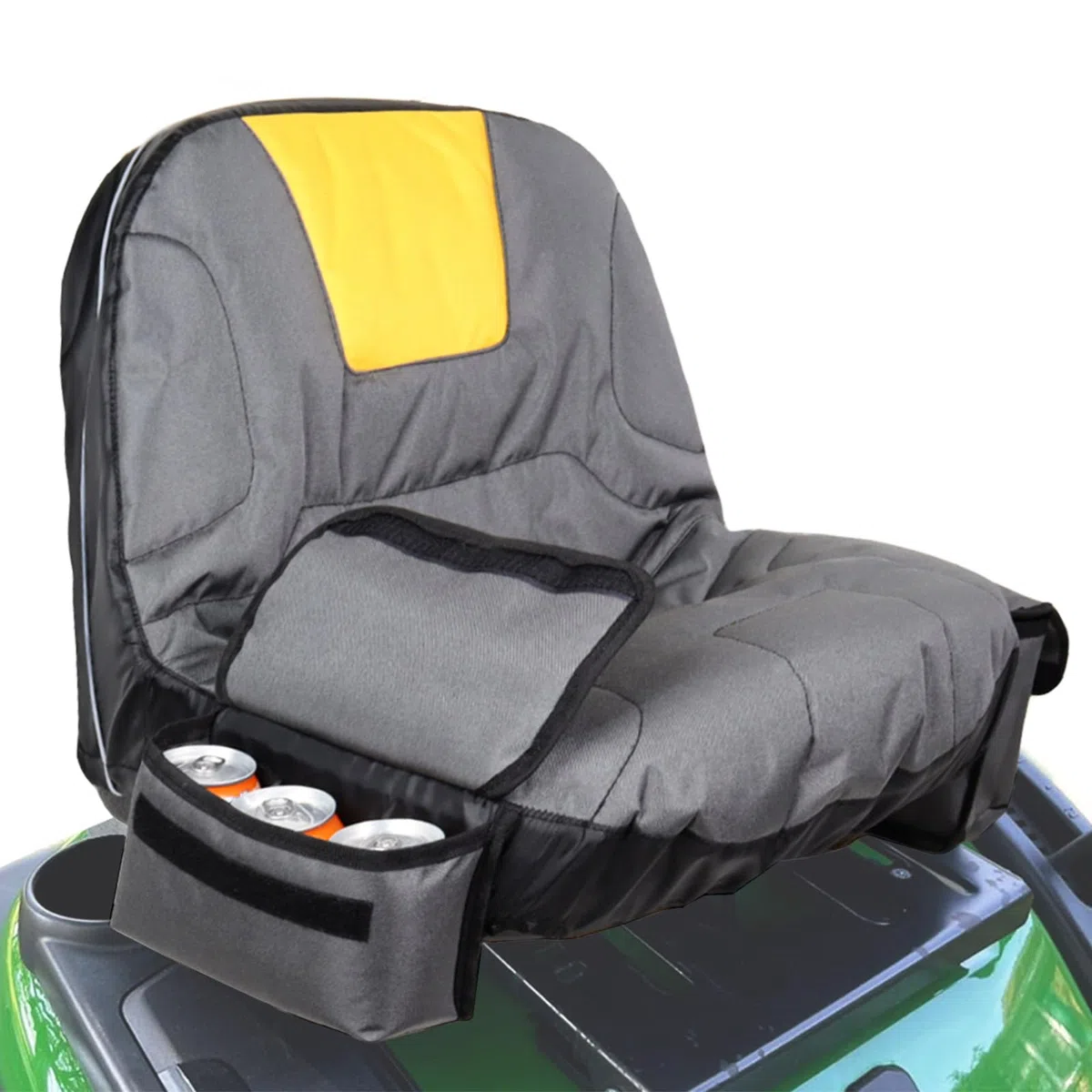 Funda De Asiento para Cortacésped, Funda De Asiento para Tractor con Bolsa 600D Funda Protectora para Asiento De Cortacésped Antideslizante Impermeable Funda para Asiento De Tractor