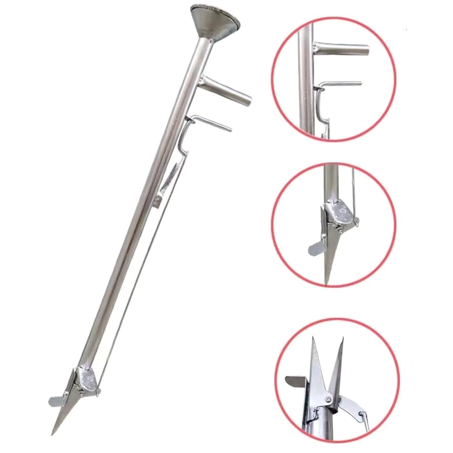 Sembradora de Jardín Plantador Manual Sembradora de Hortalizas Herramienta de Siembra Y Fertilización Material Resistente Adecuada para Domés, Longitud 93cm