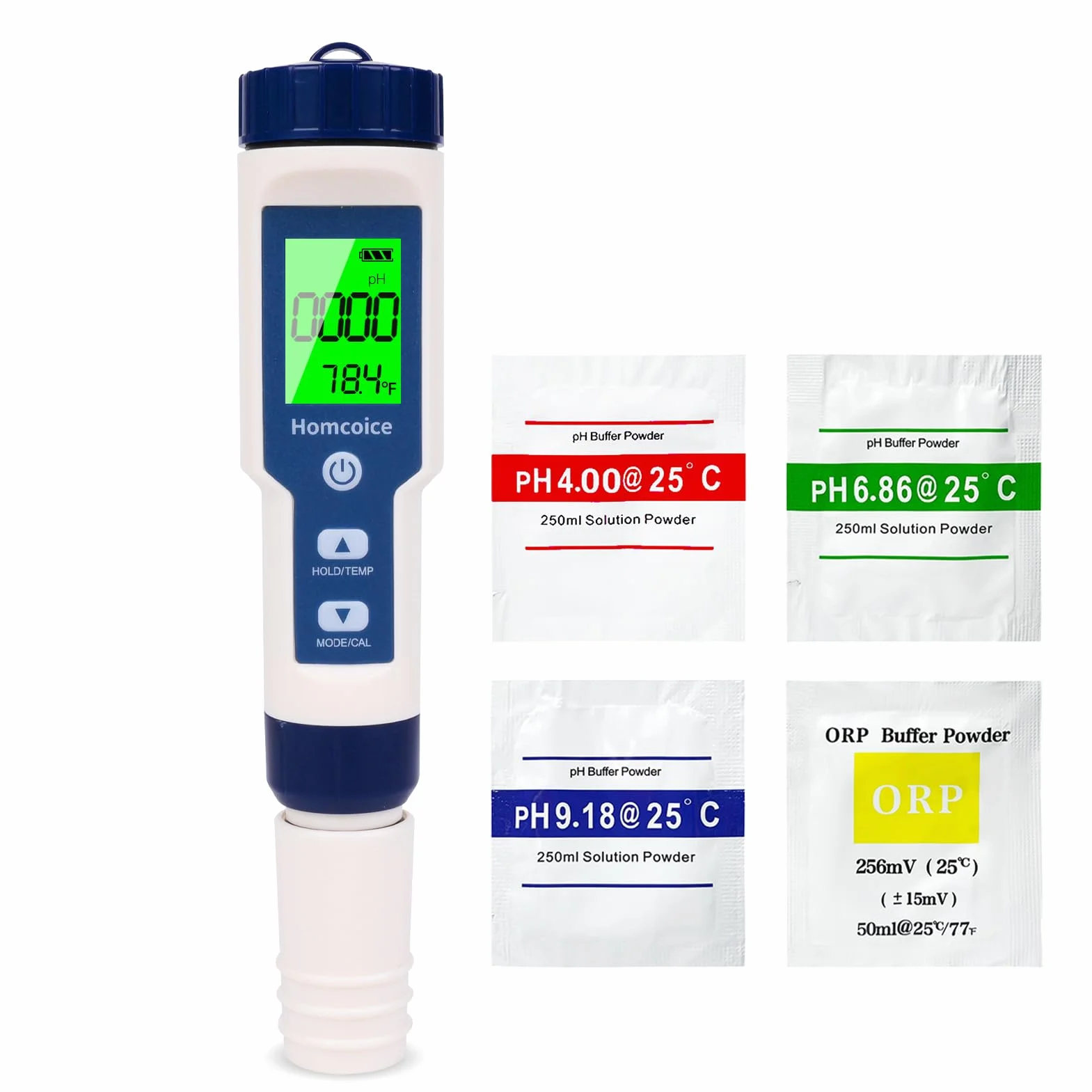 Medidor pH 7 en 1, profesional medidor PH TDS EC SALT ORP S.G Temperatura, Tester Calidad Agua portátil para acuarios, piscinas, agua potable e hidroponía