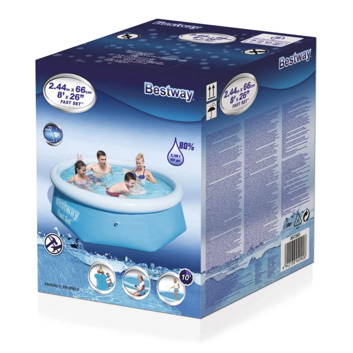 Bestway - Juego de piscina Clear Fast (importación del Reino Unido)