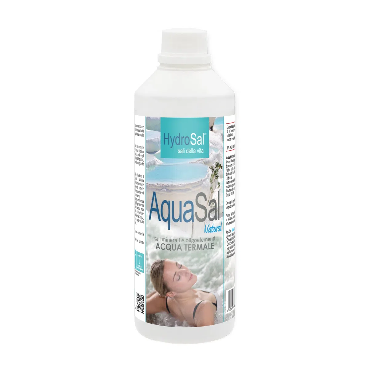 AquaSal, mezcla con alta concentración de sales de magnesio, potasio y yodo de alta actividad biológica para spas, jacuzzis y piscinas, 1 litro -