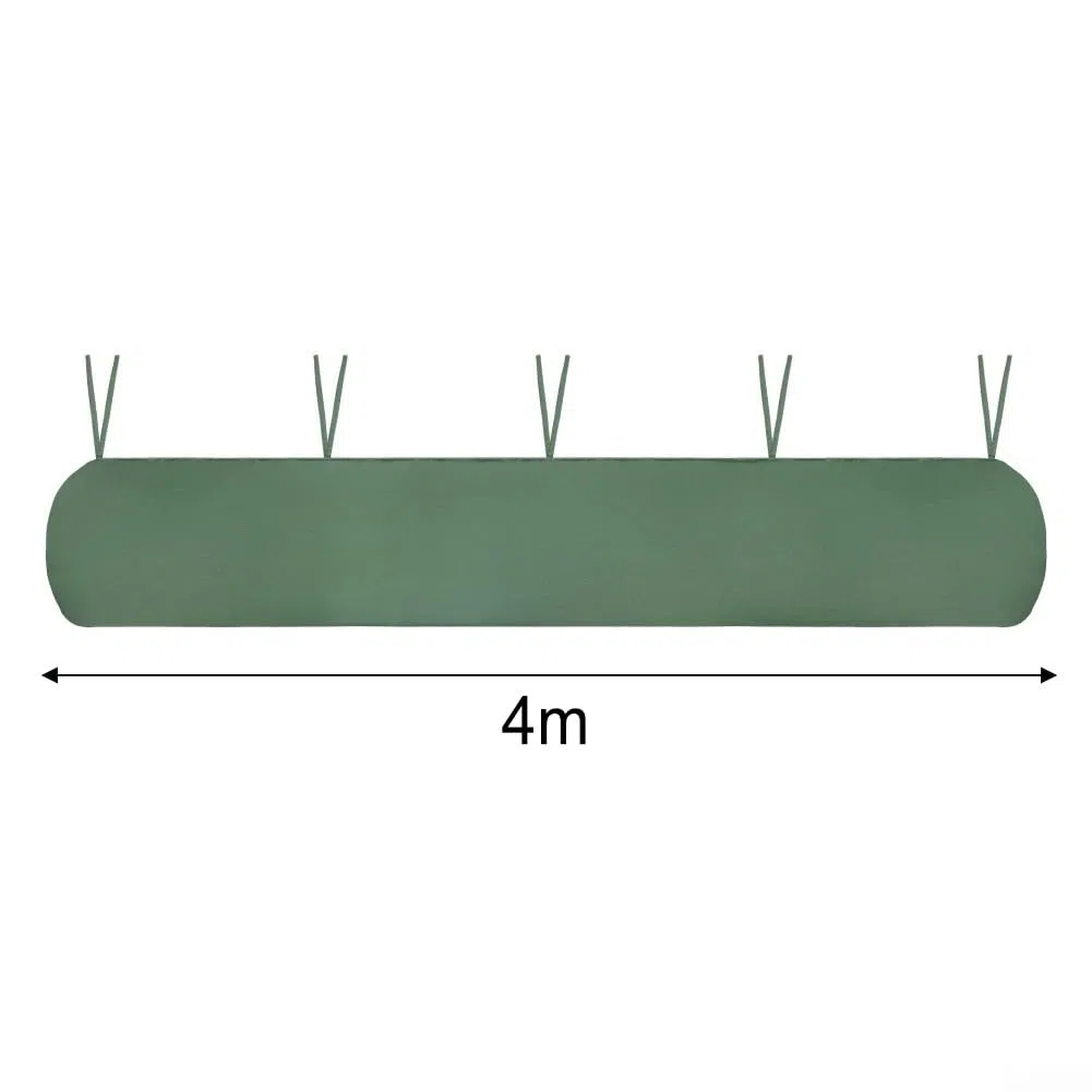 Cubierta para toldo de patio, 210D, impermeable, para jardín, exterior, terraza, retráctil, persiana, cubierta protectora para el sol, color verde (4 m)