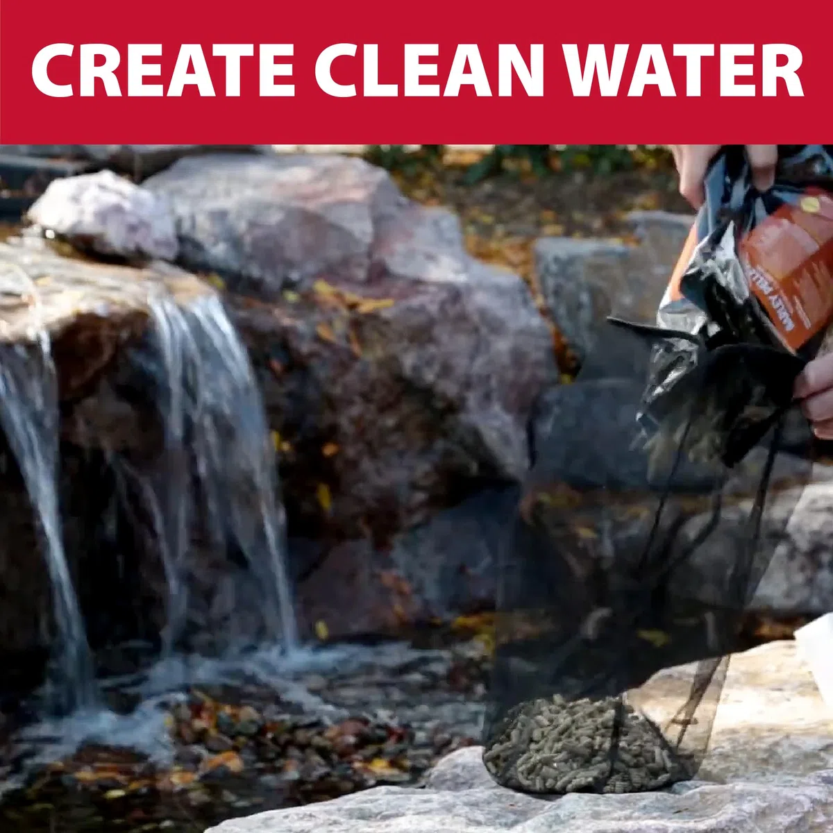 The Pond Guy Clarificador natural de gránulos de paja de cebada para jardines acuáticos y fuentes, tratamiento para estanques nublados, peces koi, seguro para plantas y mascotas, 12 libras