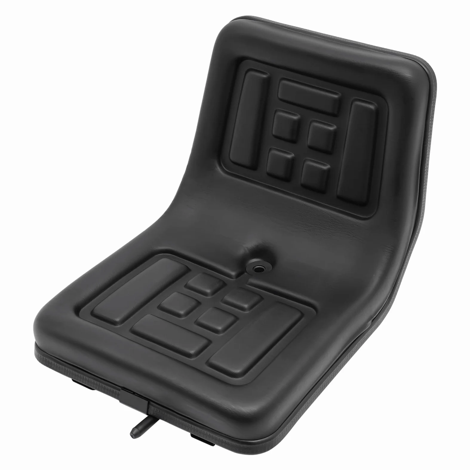 Asiento universal de tractor de poliuretano con rieles horizontal ajustable 36 x 35 x 30 cm para carretillas elevadoras, excavadoras, cortadoras de césped y volquetes