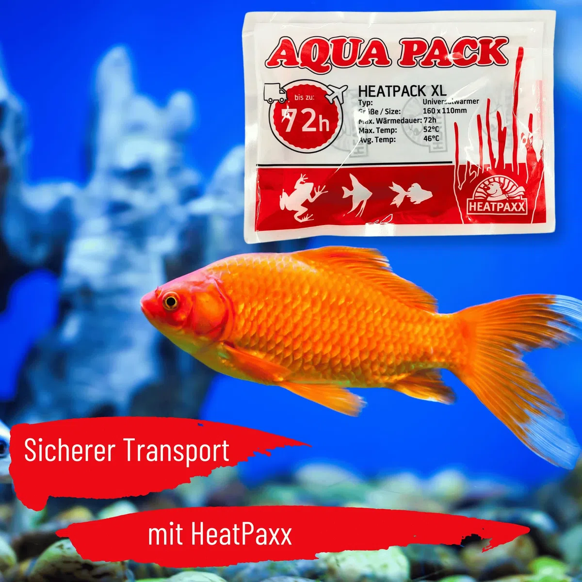 HeatPack 72h - Cojín térmico para envío de animales, envío de plantas, 15,5 cm x 11 cm (10)