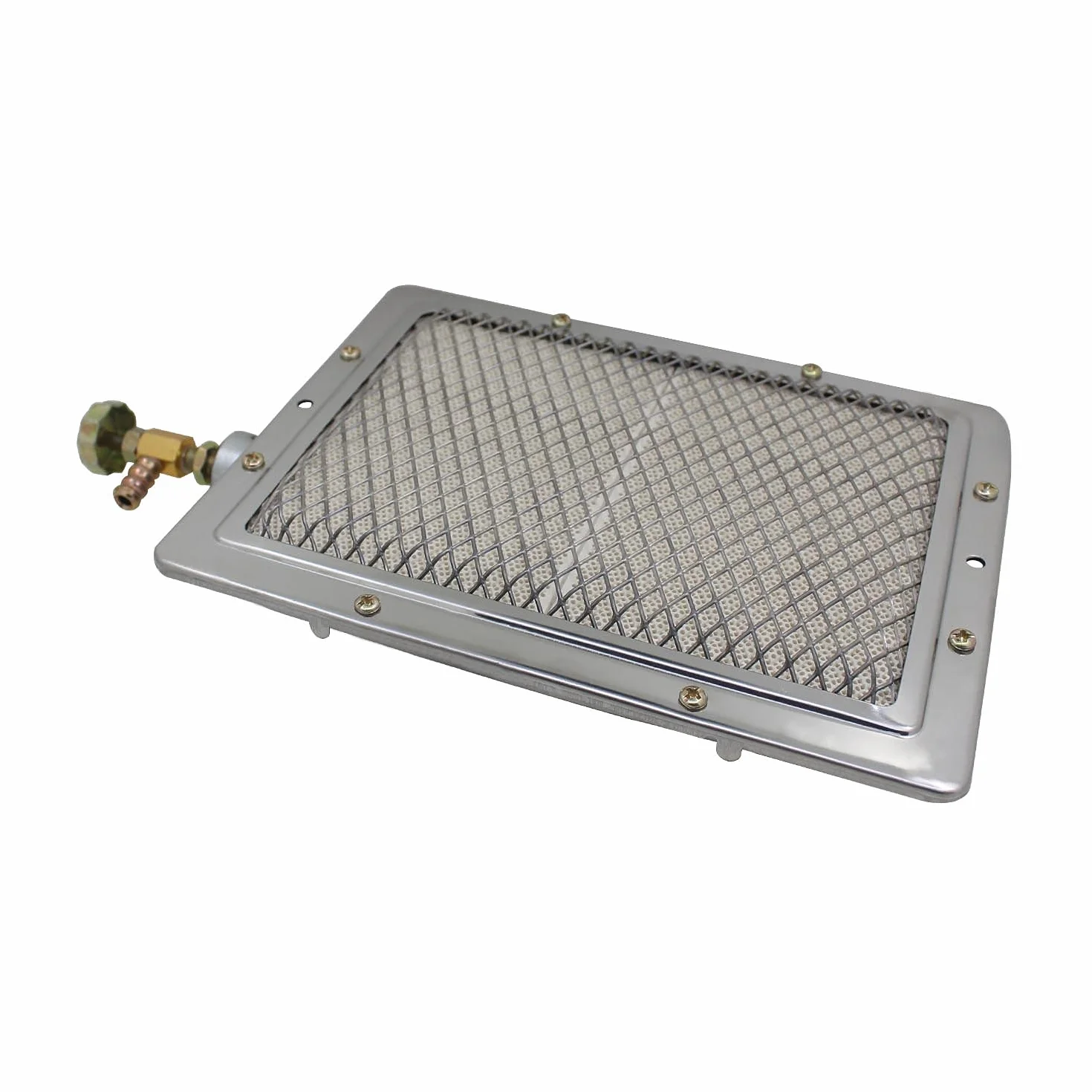 Quemador cerámico infrarrojo gas grill bbq camper para estufa camping gas butano barbecue horno (Longitud de tubo 50mm)