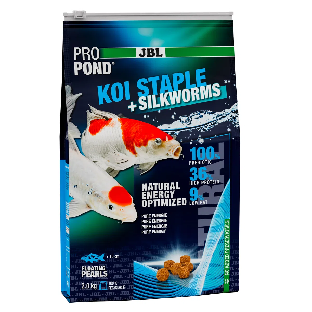 JBL PROPOND KOI Staple+Silkworms 2,0 kg